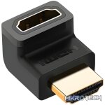 UGreen HD112 HDMI 4K Male to Female Up-angled Connector - Black - Image 2