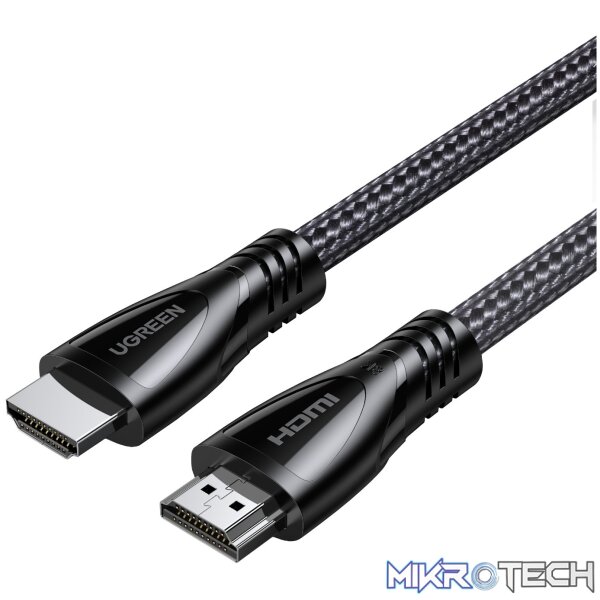 UGreen HDMI 2.1 Male to Male Cable 1M (8K@60Hz | 4K@120Hz) - Black UGreen HDMI 2.1 Male to Male Cable 1M (8K@60Hz | 4K@120Hz) - Black