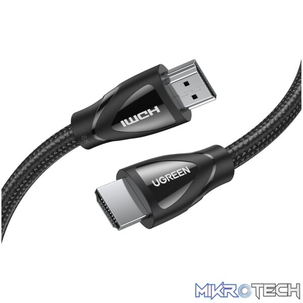 UGreen HDMI 2.1 Male to Male Cable 5M (8K@60Hz | 4K@120Hz) – Black - Image 3
