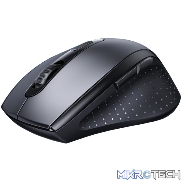 UGreen M511 Ergonomic 2.4GHz Wireless Mouse - Black - Image 2