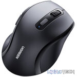 UGreen M511 Ergonomic 2.4GHz Wireless Mouse - Black - Image 3