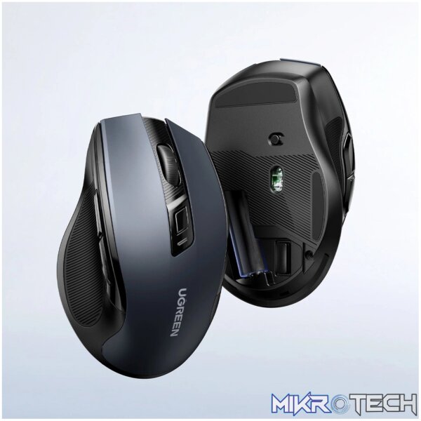 UGreen MU006 2.4GHz Wireless Optical Mouse – Black - Image 4