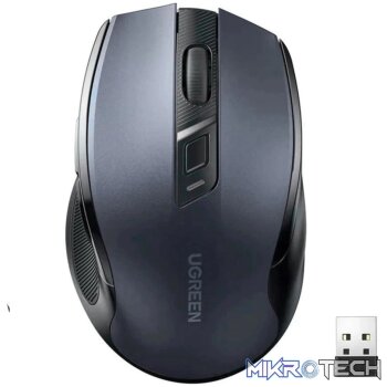 UGreen MU006 2.4GHz Wireless Optical Mouse – Black