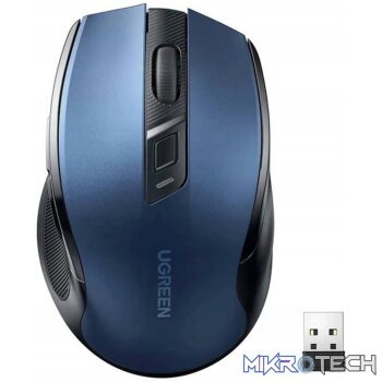 UGreen MU006 2.4GHz Wireless Optical Mouse – Blue