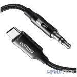 UGreen USB Type-C to 3.5mm AUX Audio Cable 2M - Black - Image 3