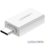 Ugreen US173 USB-A to USB Type-C Adapter - White