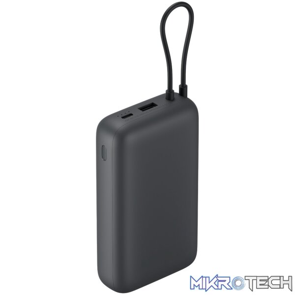 Xiaomi Power Bank 20000mAh (Integrated Cable) - Dark Grey - Image 3