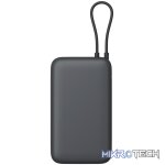 Xiaomi Power Bank 20000mAh (Integrated Cable) - Dark Grey - Image 4