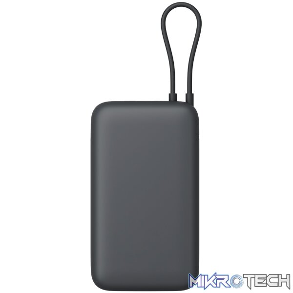 Xiaomi Power Bank 20000mAh (Integrated Cable) - Dark Grey - Image 4