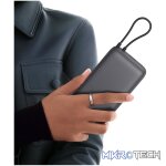 Xiaomi Power Bank 20000mAh (Integrated Cable) - Dark Grey - Image 5