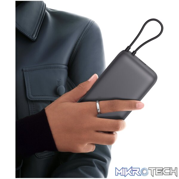 Xiaomi Power Bank 20000mAh (Integrated Cable) - Dark Grey - Image 5