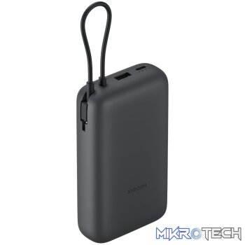 Xiaomi Power Bank 20000mAh (Integrated Cable) - Grey