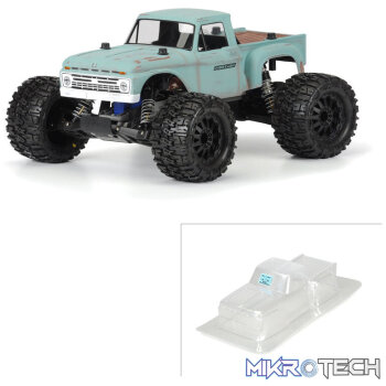 1/10 1966 Ford F-100 Clear Body: Stampede