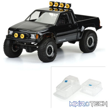 1/10 1985 Toyota HiLux SR5 Clear Body 12.3" (313mm) Wheelbase Crwlrs
