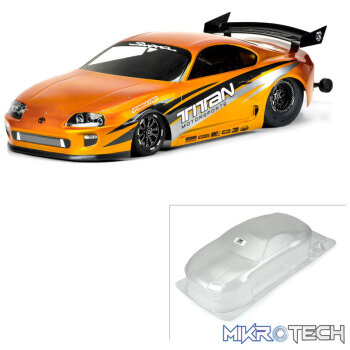 1/10 1995 Toyota Supra Clear Body: Drag Car