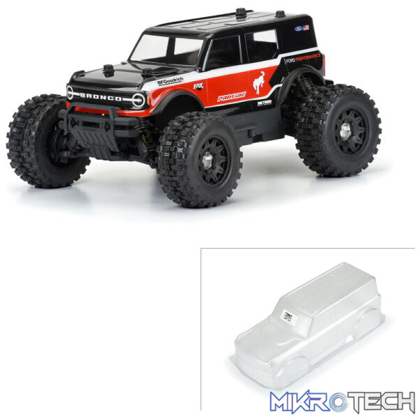 1/10 2021 Ford Bronco Clear Body: Stampede 1/10 2021 Ford Bronco Clear Body: Stampede