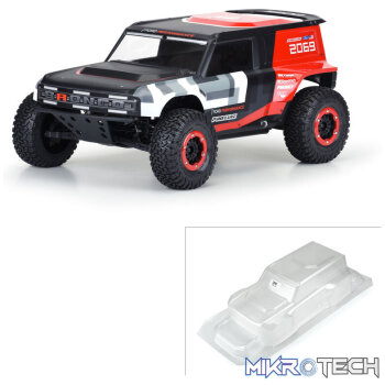 1/10 Ford Bronco R Clear Body: Short Course