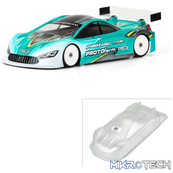 1/10 P63 PRO-Lite (0.5mm) Clear Body for 190mm TC