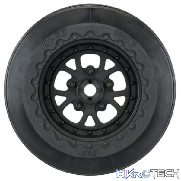 1/10 Pomona Drag Spec Rear 2.2"/3.0" 12mm Drag Wheels (2) Black 1/10 Pomona Drag Spec Rear 2.2"/3.0" 12mm Drag Wheels (2) Black