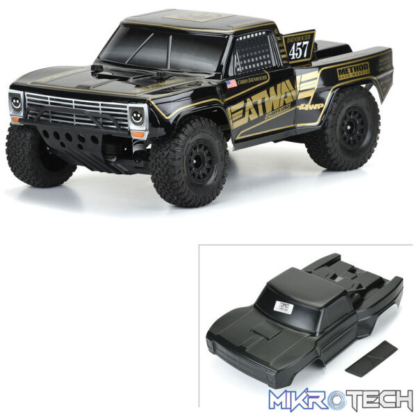 1/10 Pre-Cut 1967 Ford F-100 Heatwave Black Body: Short Course 1/10 Pre-Cut 1967 Ford F-100 Heatwave Black Body: Short Course