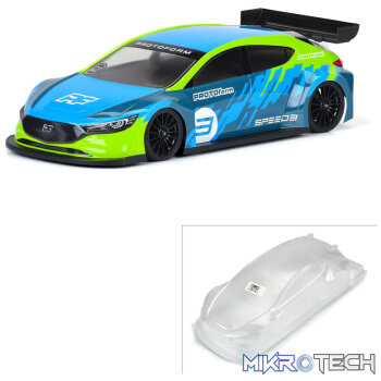 1/10 Speed3 Clear Body: 190mm FWD TC