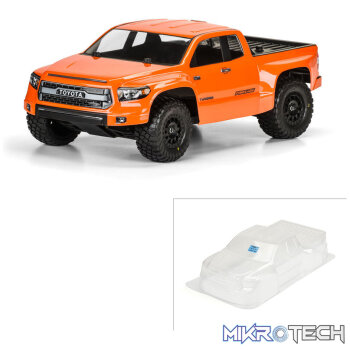 1/10 Toyota Tundra TRD Pro True Scale Clear Body: Short Course