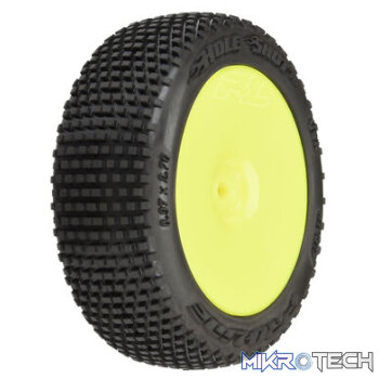 1/14 Hole Shot 3.0 F/R Tyre MTD 12mm Yellow Velocity (4) TYPHON GROM