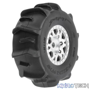 1/16 Dumont F/R Tyres MTD 12mm Black Impulse (4) MOJAVE GROM