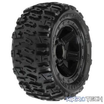 1/16 Trencher M2 Fr/Rr 2.2" Tyres Mounted 12mm Blk Desperado (2)