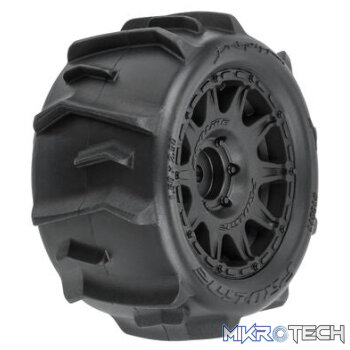 1/18 Dumont F/R Tyres MTD 12mm Black Raid (4) GRANITE GROM