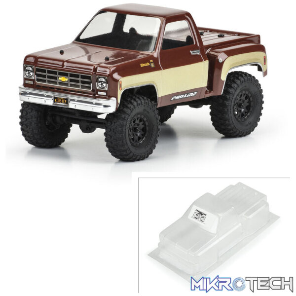 1/24 1978 Chevy K-10 Clear Body: SCX24 1/24 1978 Chevy K-10 Clear Body: SCX24