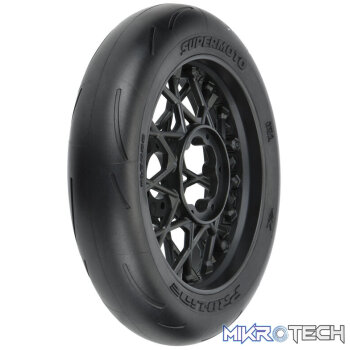 1/4 Supermoto S3 Motorcycle Front Tyre MTD Black (1) PM-MX/SM