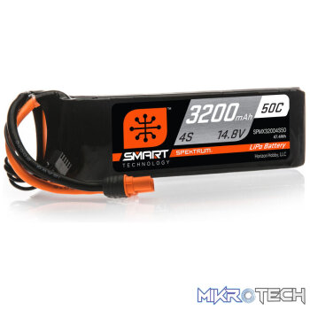 14.8V 3200mAh 4S 50C Smart LiPo Battery IC3