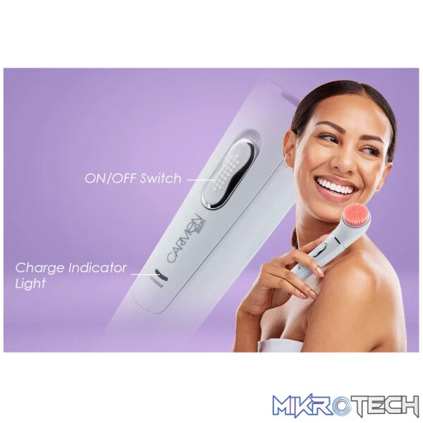 1590 - Carmen Facial Epilator & Brush Set - Image 3