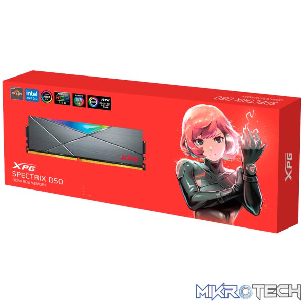 16GB ADATA XPG RGB D50 DDR4 3600 - Image 5
