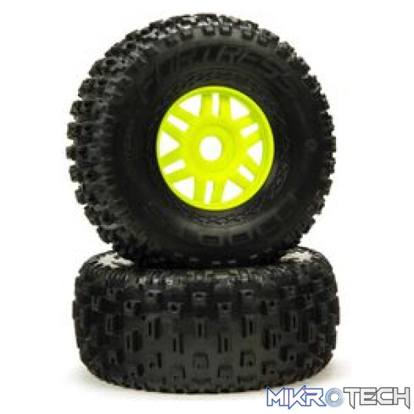 1/7 dBoots Fortress Front/Rear 2.4/3.3 Pre-Mounted Tyres 17mm Hex Green (2) 1/7 dBoots Fortress Front/Rear 2.4/3.3 Pre-Mounted Tyres 17mm Hex Green (2)