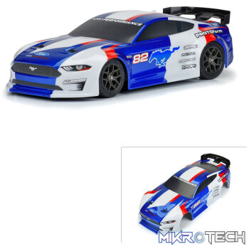 1/8 2021 Ford Mustang Painted Body (Blue): Vendetta & Infraction 3S