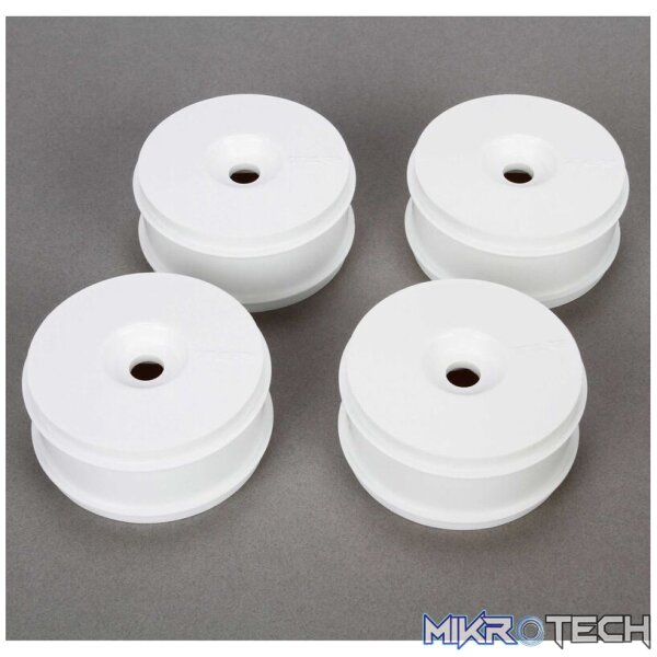 1/8 Buggy Dish Wheel White (4): 8IGHT B 1/8 Buggy Dish Wheel White (4): 8IGHT B