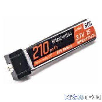 210mAh 1S 3.7V 50C LiPo JST PH1.25mm Connector