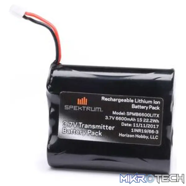 3.7V 6600mAh 1S Li-Ion Transmitter Battery 3.7V 6600mAh 1S Li-Ion Transmitter Battery