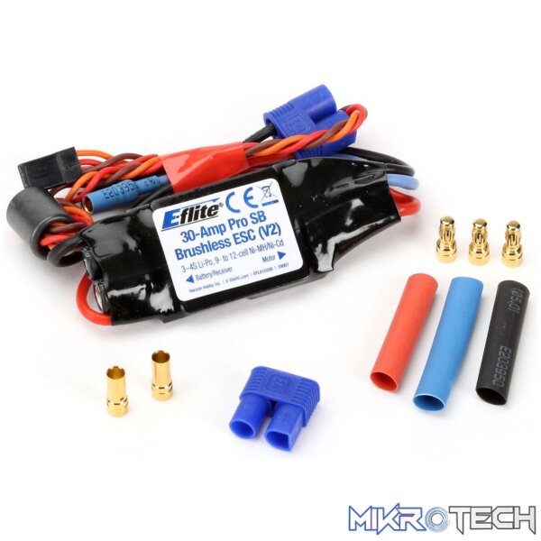 30-Amp Pro Switch-Mode BEC Brushless ESC 30-Amp Pro Switch-Mode BEC Brushless ESC
