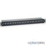 326424 Premium 24-Port Cat.6 Shielded Patch Panel, Black - Image 3