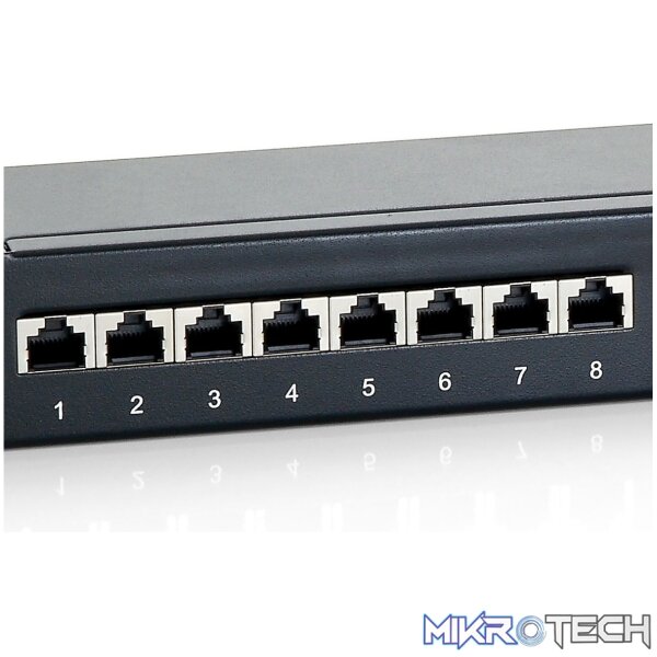 326424 Premium 24-Port Cat.6 Shielded Patch Panel, Black - Image 7