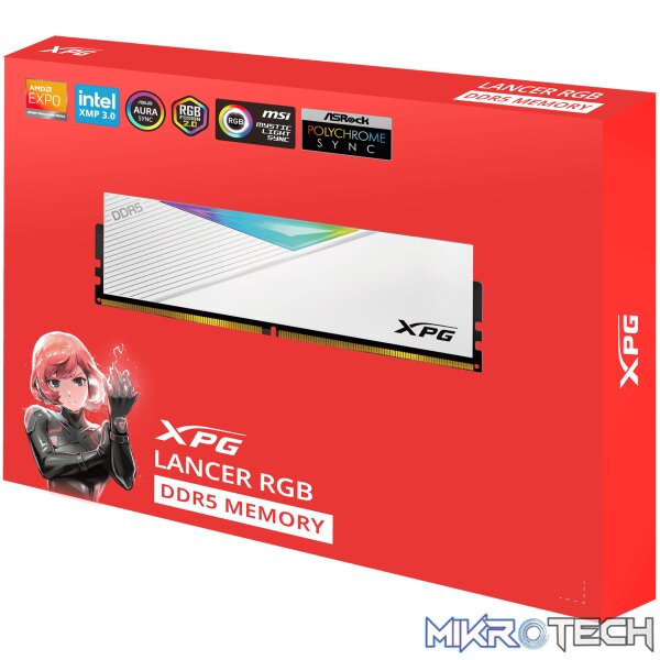 32GB ADATA XPG LANCER RGB DDR5 6000 DRAM - Image 6