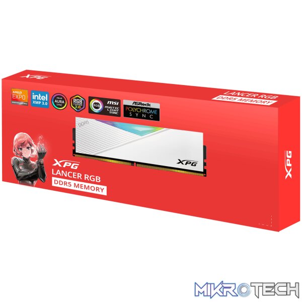 32GB ADATA XPG LANCER RGB DDR5 6000 DRAM - Image 8