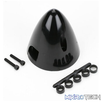 4 Pin Spinner 2-1/2" Black