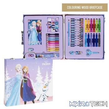 42 PIECE COLOURING STATIONERY BRIEFCASE- FROZEN