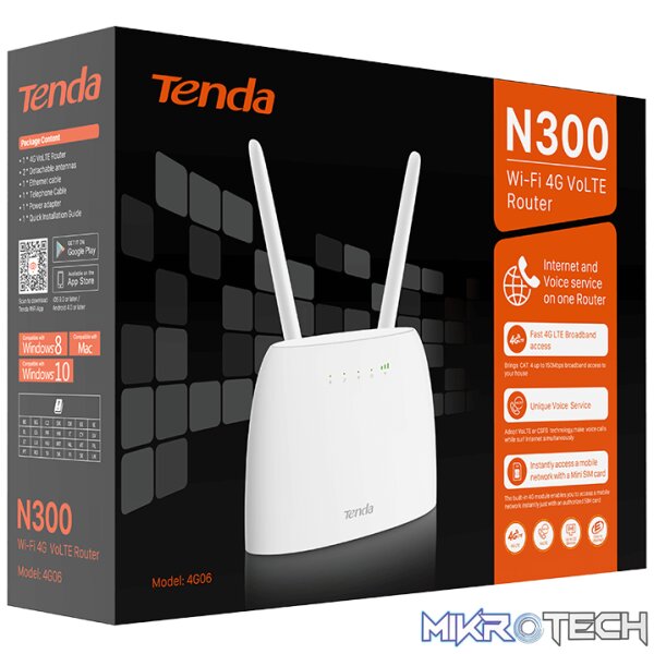 4G06    N300 Wi-Fi 4G VoLTE Router - Image 5