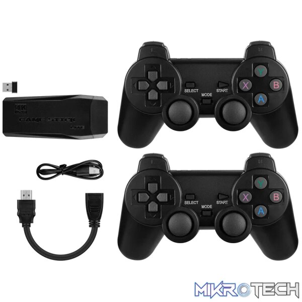 4K VX Game Console with Wireless Controllers - Black 4K VX Game Console with Wireless Controllers - Black