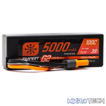 5000mAh 3S 11.1V Smart G2 Hard Case LiPo 100C IC5